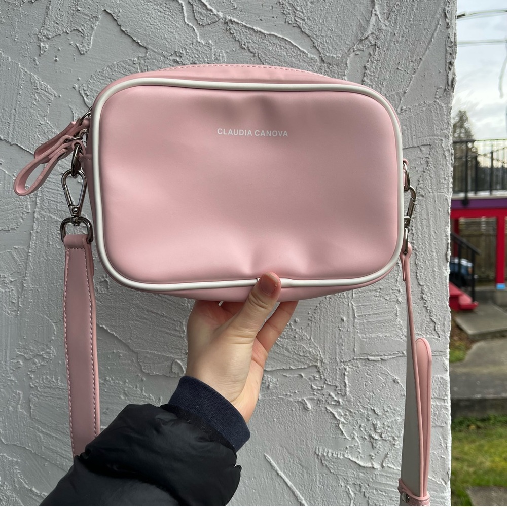 Claudia Canova Baby Pink Crossbody Bag!